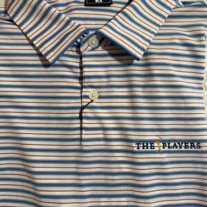 FootJoy The Players Blue and Red Striped Polo - NWT - XL